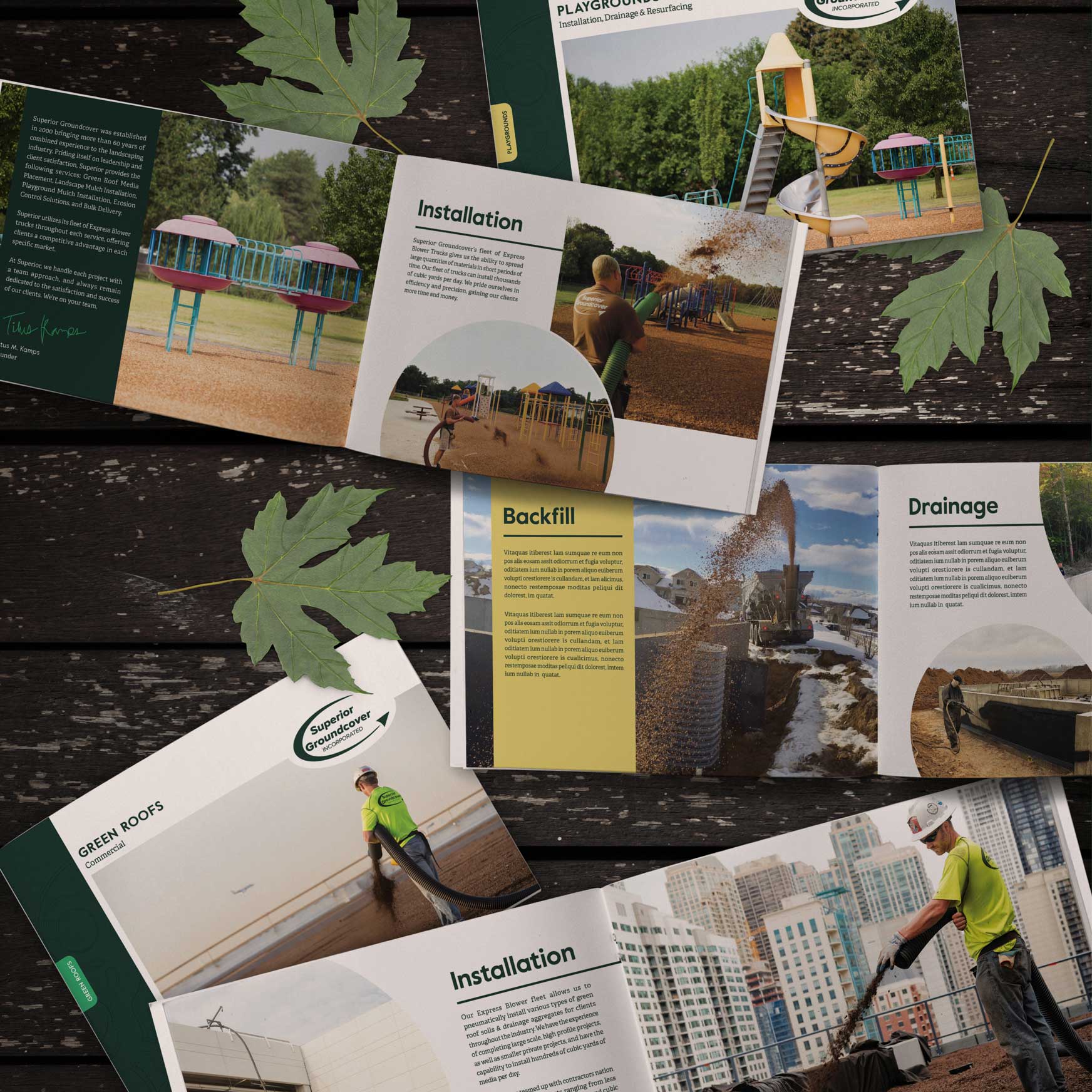 landscaping marketing materials design