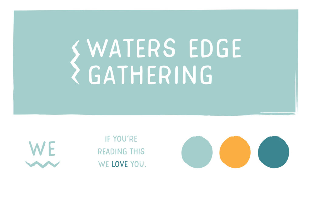 Brand elements for Waters Edge Gathering