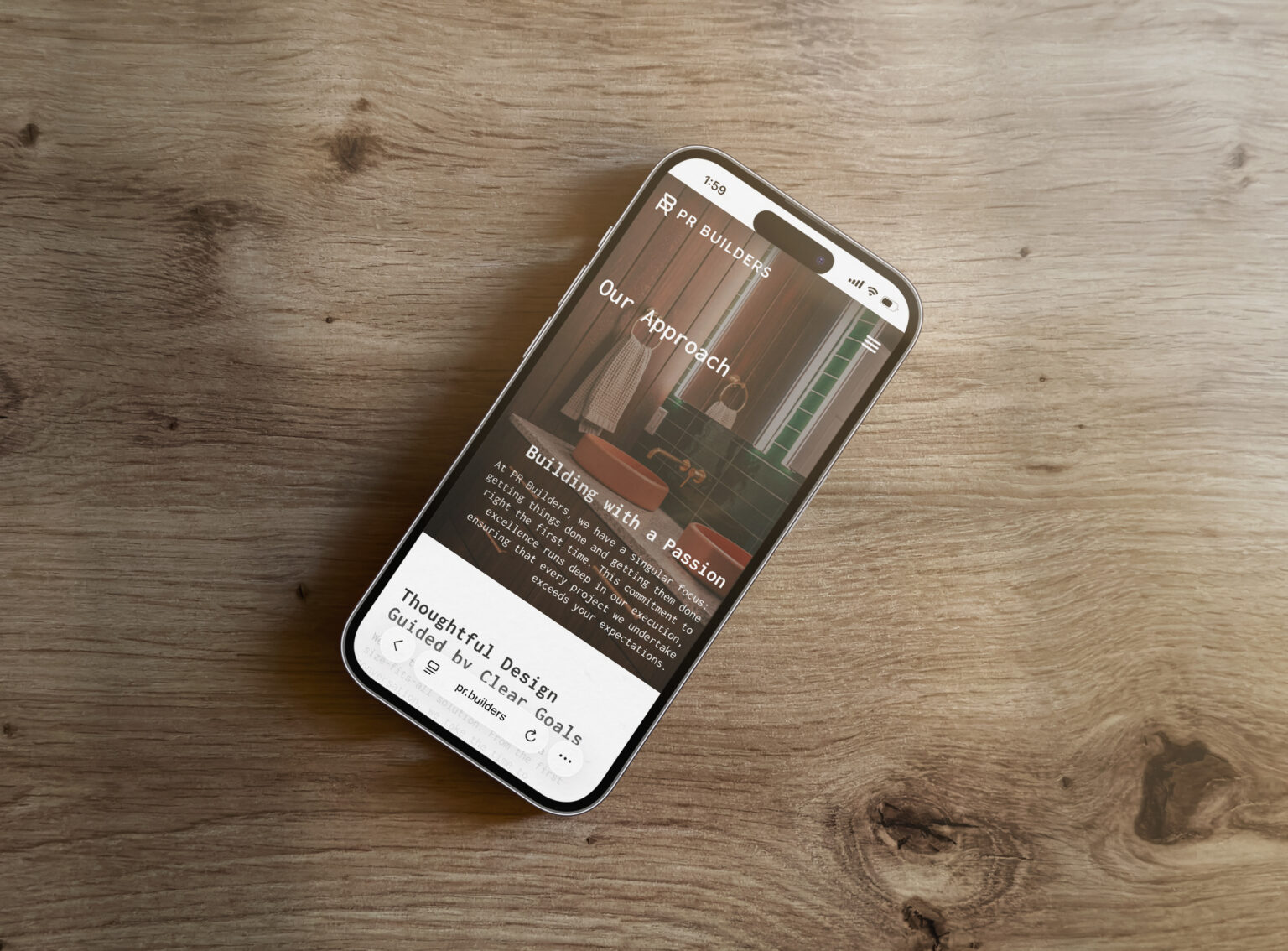 pr builders process page